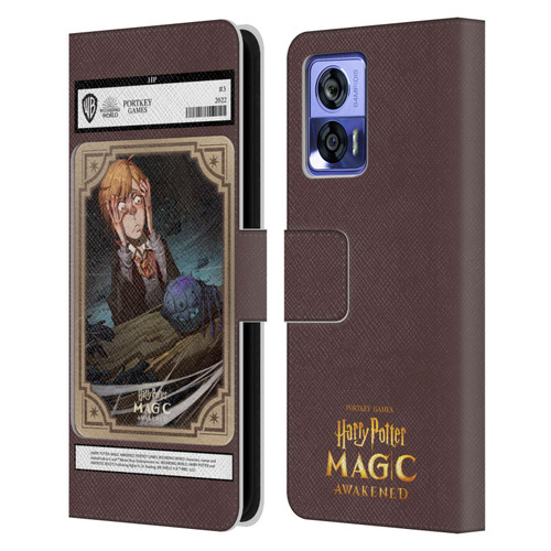 Harry Potter: Magic Awakened Characters Ronald Weasley Card Leather Book Wallet Case Cover For Motorola Edge 30 Neo 5G