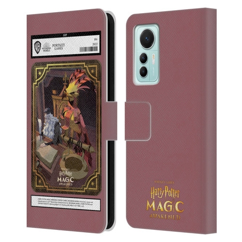 Harry Potter: Magic Awakened Characters Dumbledore Card Leather Book Wallet Case Cover For Xiaomi 12 Lite