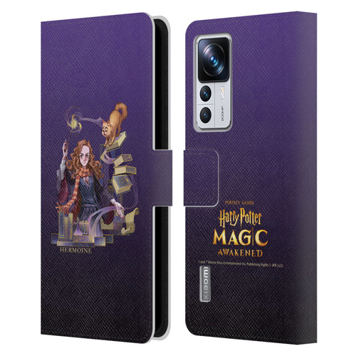 Harry Potter: Magic Awakened Characters Hermione Leather Book Wallet Case Cover For Xiaomi 12T Pro
