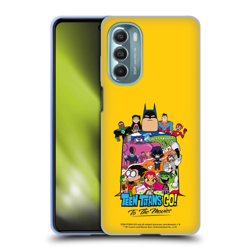 Teen Titans Go! To The Movies Hollywood Graphics Justice League Soft Gel Case for Motorola Moto G Stylus 5G (2022)