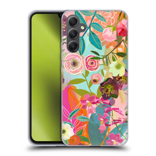 Suzanne Allard Floral Art Chase A Dream Soft Gel Case for Samsung Galaxy A34 5G