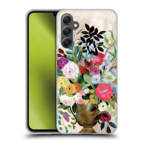 Suzanne Allard Floral Art Beauty Enthroned Soft Gel Case for Samsung Galaxy A34 5G
