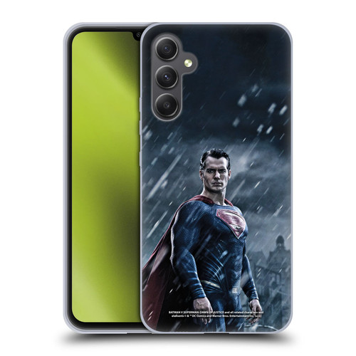 Batman V Superman: Dawn of Justice Graphics Superman Soft Gel Case for Samsung Galaxy A34 5G