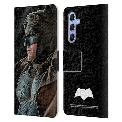 Batman V Superman: Dawn of Justice Graphics Batman Leather Book Wallet Case Cover For Samsung Galaxy A34 5G