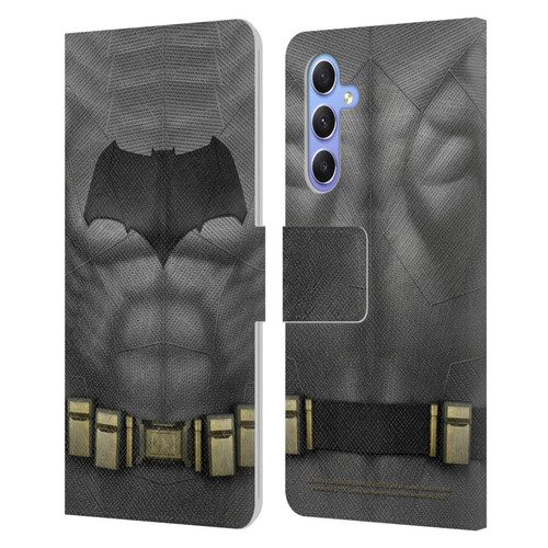 Batman V Superman: Dawn of Justice Graphics Batman Costume Leather Book Wallet Case Cover For Samsung Galaxy A34 5G