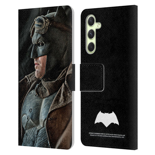 Batman V Superman: Dawn of Justice Graphics Batman Leather Book Wallet Case Cover For Samsung Galaxy A54 5G