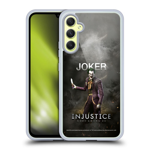 Injustice Gods Among Us Characters Joker Soft Gel Case for Samsung Galaxy A34 5G