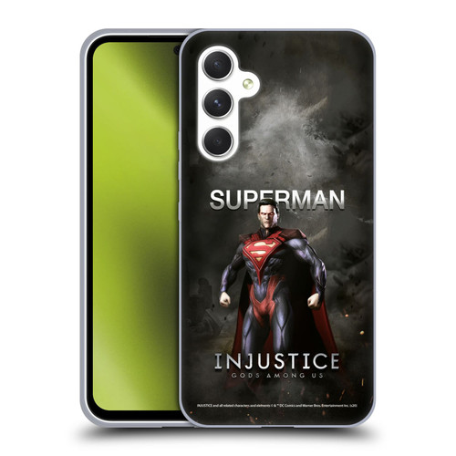 Injustice Gods Among Us Characters Superman Soft Gel Case for Samsung Galaxy A54 5G