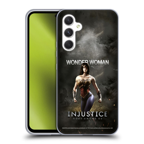 Injustice Gods Among Us Characters Wonder Woman Soft Gel Case for Samsung Galaxy A54 5G
