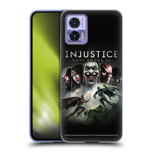 Injustice Gods Among Us Key Art Poster Soft Gel Case for Motorola Edge 30 Neo 5G
