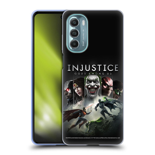 Injustice Gods Among Us Key Art Poster Soft Gel Case for Motorola Moto G Stylus 5G (2022)