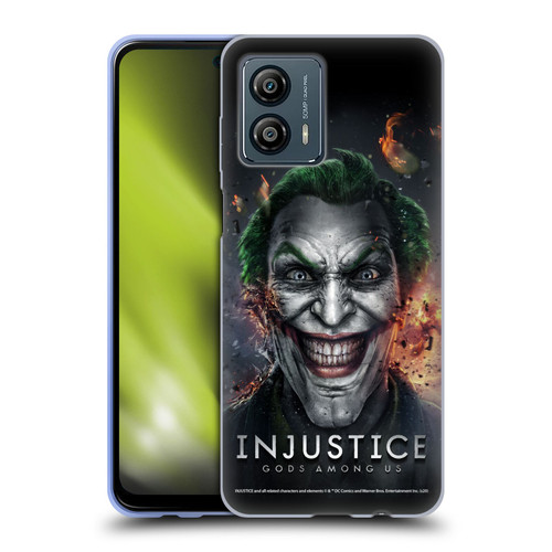 Injustice Gods Among Us Key Art Joker Soft Gel Case for Motorola Moto G53 5G