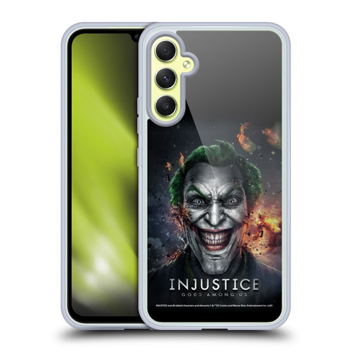 Injustice Gods Among Us Key Art Joker Soft Gel Case for Samsung Galaxy A34 5G