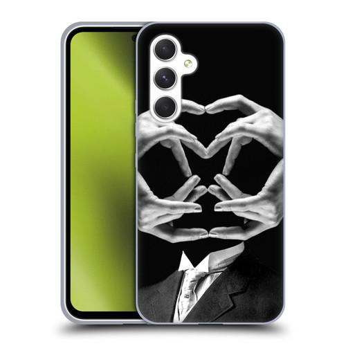 LouiJoverArt Black And White Mr Handy Man Soft Gel Case for Samsung Galaxy A54 5G