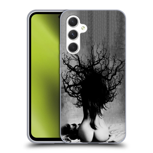 LouiJoverArt Black And White She Oak Soft Gel Case for Samsung Galaxy A54 5G