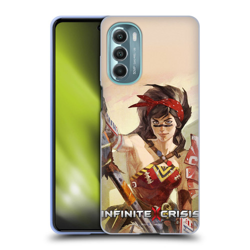 Infinite Crisis Characters Atomic Wonder Woman Soft Gel Case for Motorola Moto G Stylus 5G (2022)