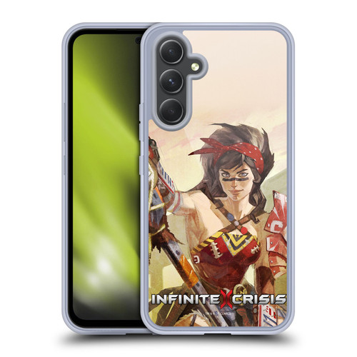 Infinite Crisis Characters Atomic Wonder Woman Soft Gel Case for Samsung Galaxy A54 5G