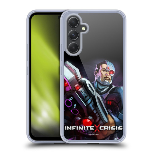 Infinite Crisis Characters Cyborg Soft Gel Case for Samsung Galaxy A54 5G