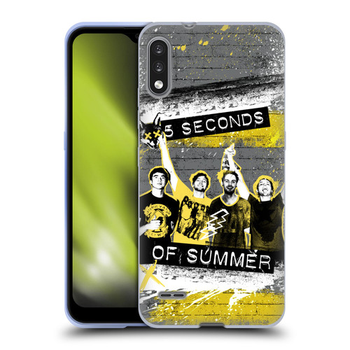 5 Seconds of Summer Posters Splatter Soft Gel Case for LG K22