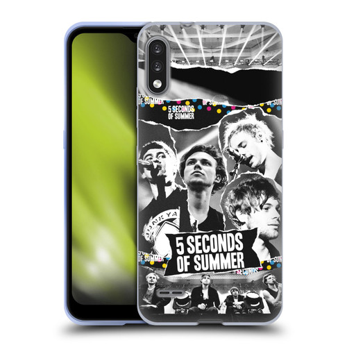 5 Seconds of Summer Posters Torn Papers 1 Soft Gel Case for LG K22