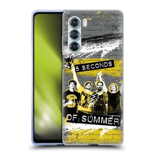 5 Seconds of Summer Posters Splatter Soft Gel Case for Motorola Edge S30 / Moto G200 5G