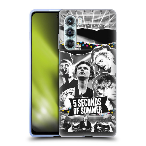 5 Seconds of Summer Posters Torn Papers 1 Soft Gel Case for Motorola Edge S30 / Moto G200 5G