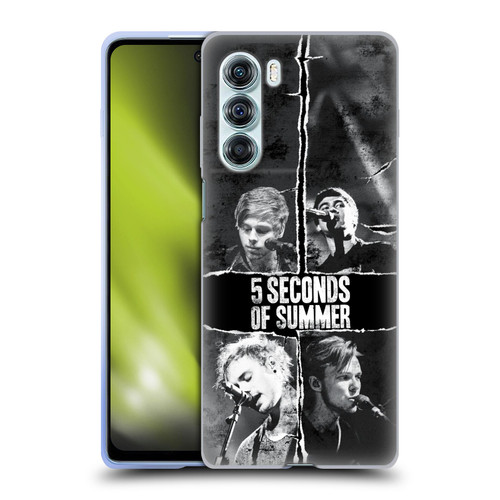 5 Seconds of Summer Posters Torn Papers 2 Soft Gel Case for Motorola Edge S30 / Moto G200 5G