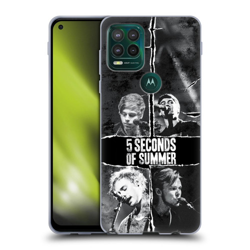 5 Seconds of Summer Posters Torn Papers 2 Soft Gel Case for Motorola Moto G Stylus 5G 2021