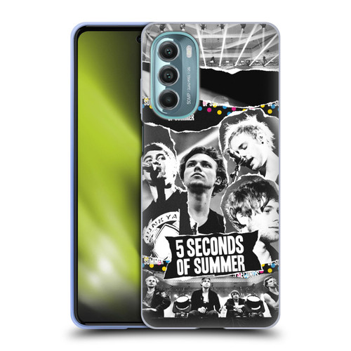 5 Seconds of Summer Posters Torn Papers 1 Soft Gel Case for Motorola Moto G Stylus 5G (2022)