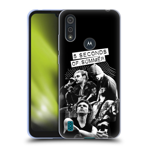 5 Seconds of Summer Posters Punkzine 2 Soft Gel Case for Motorola Moto E6s (2020)