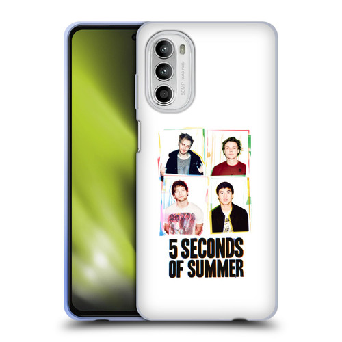 5 Seconds of Summer Posters Polaroid Soft Gel Case for Motorola Moto G52