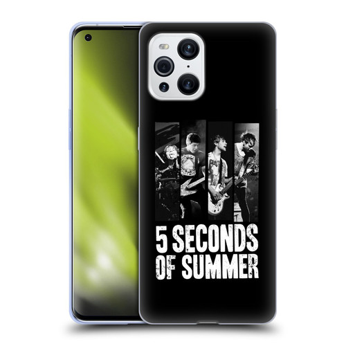 5 Seconds of Summer Posters Strips Soft Gel Case for OPPO Find X3 / Pro