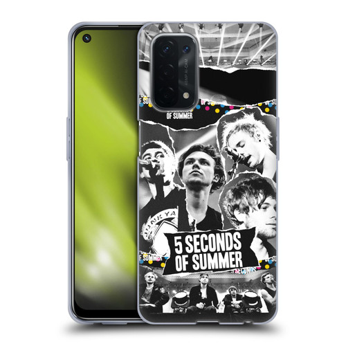 5 Seconds of Summer Posters Torn Papers 1 Soft Gel Case for OPPO A54 5G