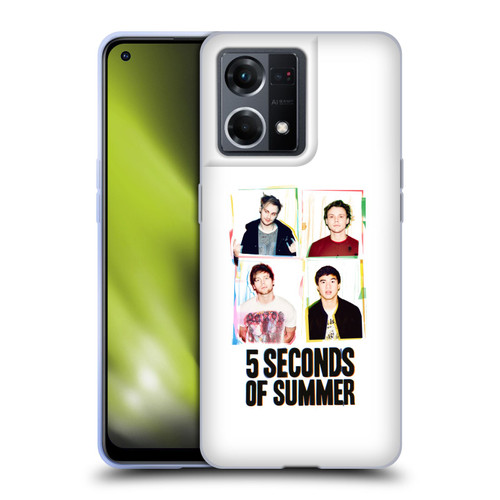 5 Seconds of Summer Posters Polaroid Soft Gel Case for OPPO Reno8 4G