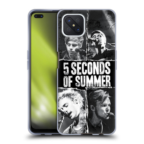 5 Seconds of Summer Posters Torn Papers 2 Soft Gel Case for OPPO Reno4 Z 5G