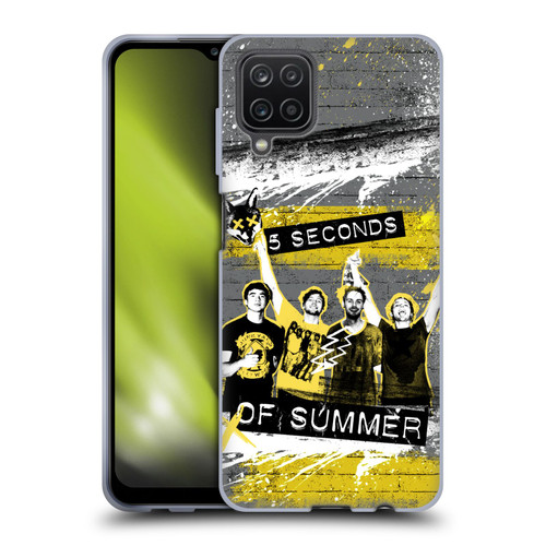 5 Seconds of Summer Posters Splatter Soft Gel Case for Samsung Galaxy A12 (2020)