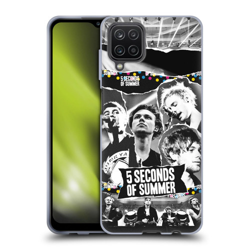 5 Seconds of Summer Posters Torn Papers 1 Soft Gel Case for Samsung Galaxy A12 (2020)