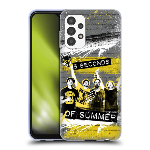 5 Seconds of Summer Posters Splatter Soft Gel Case for Samsung Galaxy A13 (2022)