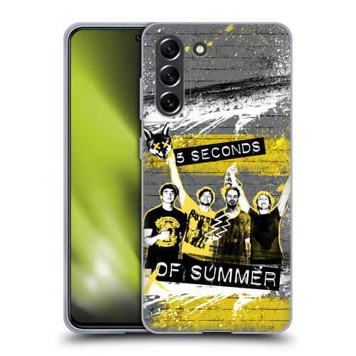 5 Seconds of Summer Posters Splatter Soft Gel Case for Samsung Galaxy S21 FE 5G