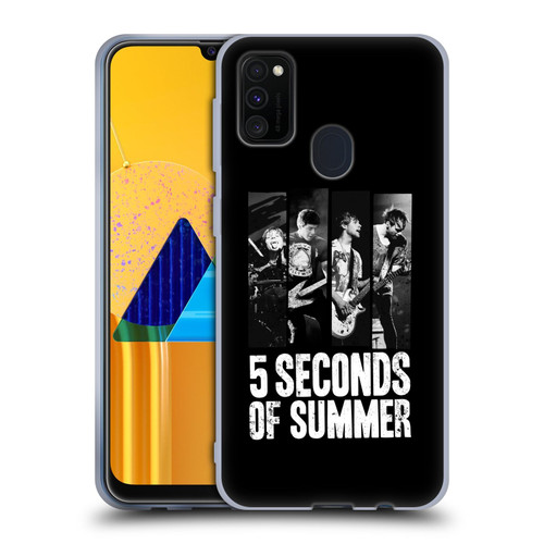 5 Seconds of Summer Posters Strips Soft Gel Case for Samsung Galaxy M30s (2019)/M21 (2020)