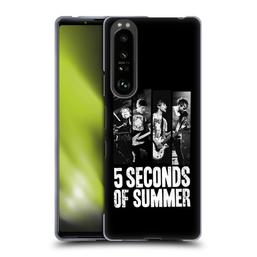 5 Seconds of Summer Posters Strips Soft Gel Case for Sony Xperia 1 III