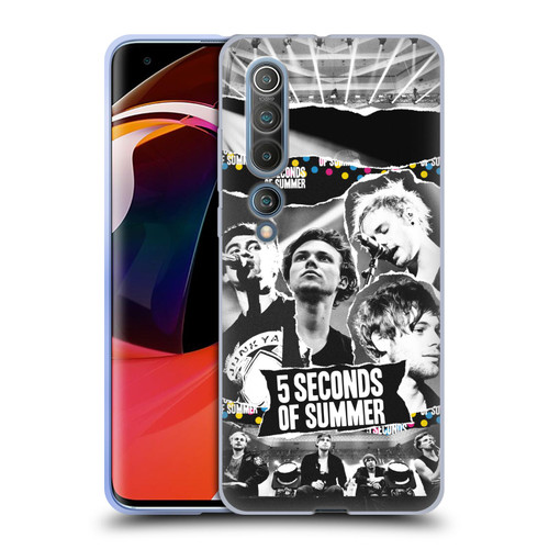 5 Seconds of Summer Posters Torn Papers 1 Soft Gel Case for Xiaomi Mi 10 5G / Mi 10 Pro 5G