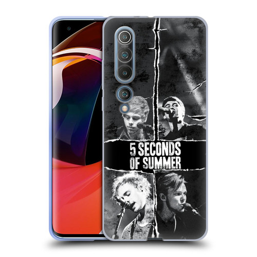 5 Seconds of Summer Posters Torn Papers 2 Soft Gel Case for Xiaomi Mi 10 5G / Mi 10 Pro 5G