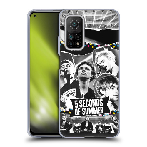 5 Seconds of Summer Posters Torn Papers 1 Soft Gel Case for Xiaomi Mi 10T 5G