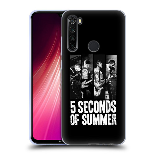 5 Seconds of Summer Posters Strips Soft Gel Case for Xiaomi Redmi Note 8T