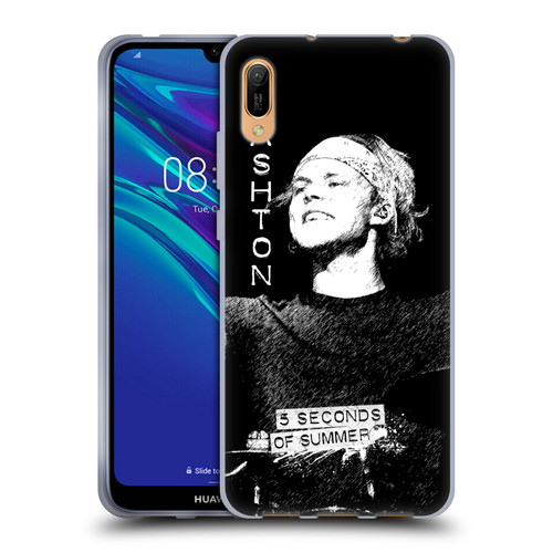 5 Seconds of Summer Solos BW Ashton Soft Gel Case for Huawei Y6 Pro (2019)