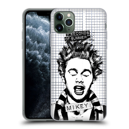 5 Seconds of Summer Solos Grained Mikey Soft Gel Case for Apple iPhone 11 Pro Max