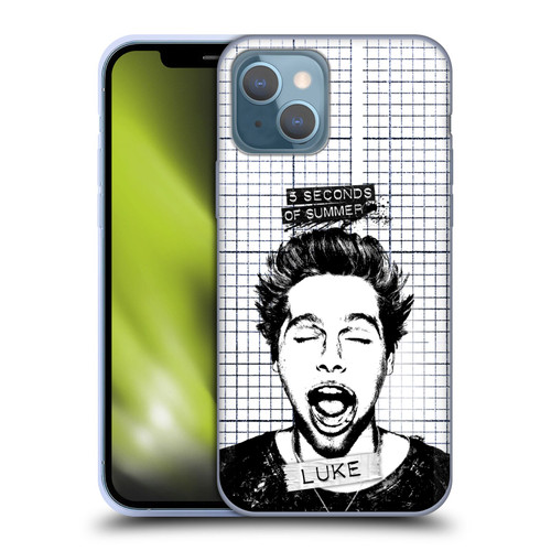 5 Seconds of Summer Solos Grained Luke Soft Gel Case for Apple iPhone 13