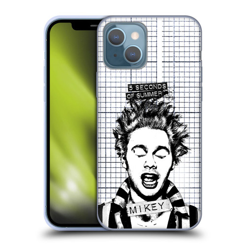 5 Seconds of Summer Solos Grained Mikey Soft Gel Case for Apple iPhone 13