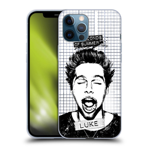 5 Seconds of Summer Solos Grained Luke Soft Gel Case for Apple iPhone 12 Pro Max